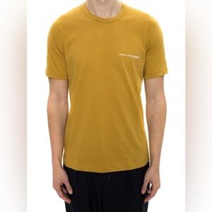 Comme De Garcons SHIRT Crewneck Tee Shirt Mustard Small